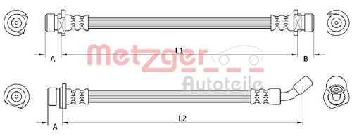 METZGER BREMSSCHLAUCH 4111074 