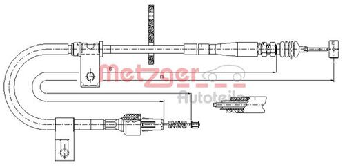 METZGER SEILZUG, FESTSTELLBREMSE 17.5041 