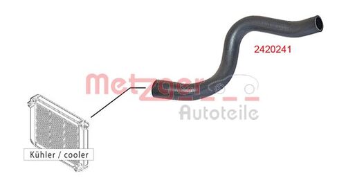 METZGER KÜHLERSCHLAUCH 2420241 