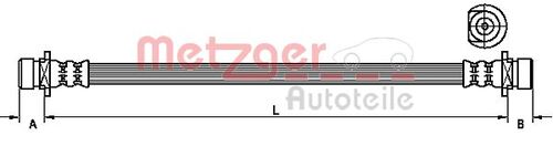 METZGER BREMSSCHLAUCH 4115162 