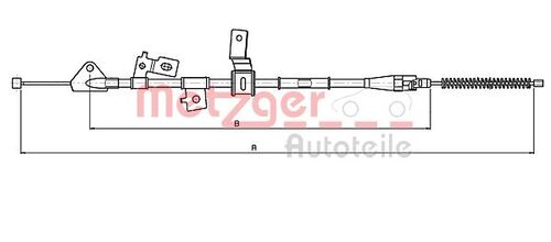 METZGER SEILZUG, FESTSTELLBREMSE 17.5070 