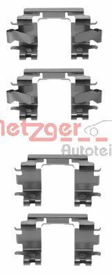 METZGER ZUBEHÖRSATZ, SCHEIBENBREMSBELAG 109-1257 