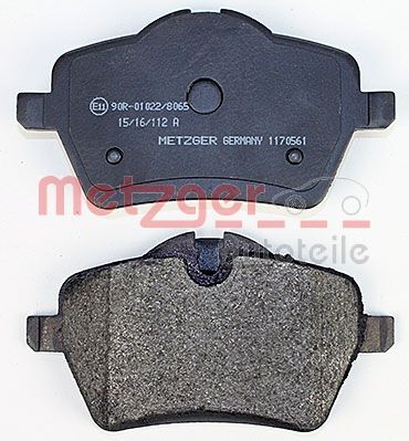 METZGER BREMSBELAGSATZ, SCHEIBENBREMSE 1170561 
