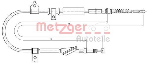 METZGER SEILZUG, FESTSTELLBREMSE 10.5238 