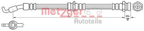 METZGER BREMSSCHLAUCH 4110305 