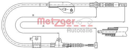 METZGER SEILZUG, FESTSTELLBREMSE 17.0236 