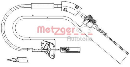 METZGER SEILZUG, KUPPLUNGSBETÄTIGUNG 12.7202 