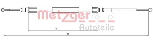 METZGER SEILZUG, FESTSTELLBREMSE 10.4159 