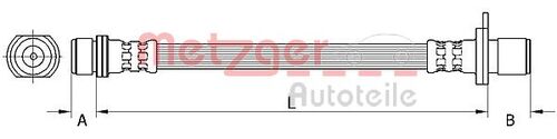METZGER BREMSSCHLAUCH 4111501 