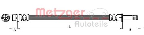 METZGER BREMSSCHLAUCH 4111092 