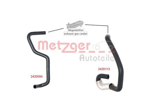 METZGER KÜHLERSCHLAUCH 2420113 