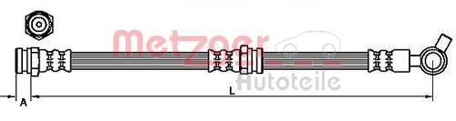 METZGER BREMSSCHLAUCH 4110872 