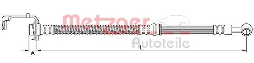 METZGER BREMSSCHLAUCH 4111049 