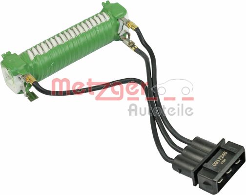 METZGER VORWIDERSTAND, ELEKTROMOTOR-KÜHLERLÜFTER 0917246 