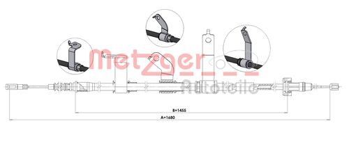 METZGER SEILZUG, FESTSTELLBREMSE 1.KI016 
