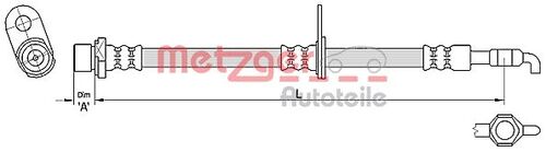 METZGER BREMSSCHLAUCH 4110285 