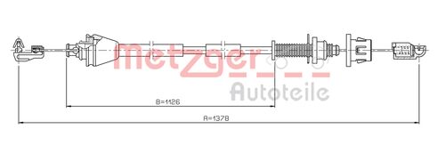 METZGER GASZUG 3.RE001 