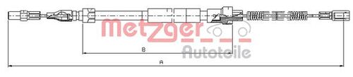 METZGER SEILZUG, FESTSTELLBREMSE 10.7383 