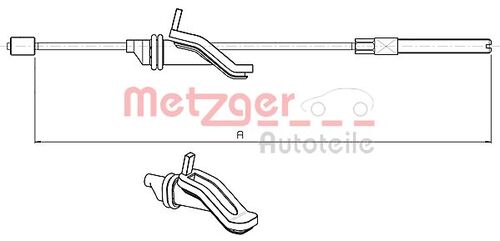 METZGER SEILZUG, FESTSTELLBREMSE 10.5369 