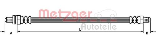 METZGER BREMSSCHLAUCH 4110135 