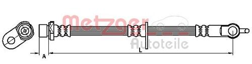 METZGER BREMSSCHLAUCH 4110115 