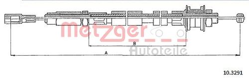 METZGER SEILZUG, KUPPLUNGSBETÄTIGUNG 10.3291 