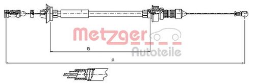 METZGER GASZUG 1173.7 