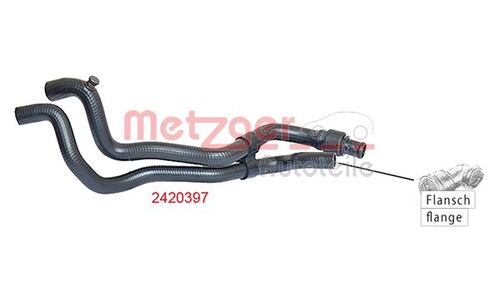 METZGER KÜHLERSCHLAUCH 2420397 