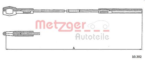 METZGER SEILZUG, KUPPLUNGSBETÄTIGUNG 10.302 