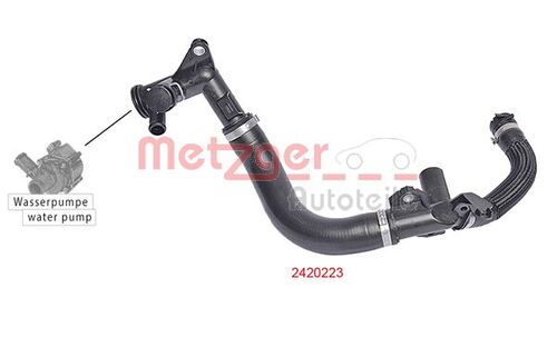 METZGER KÜHLERSCHLAUCH 2420223 