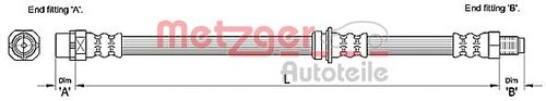 METZGER BREMSSCHLAUCH 4110269 
