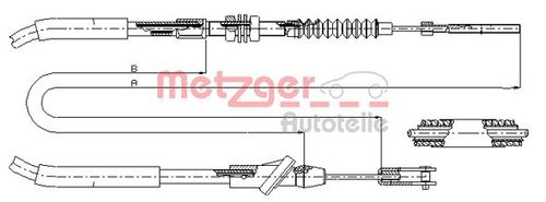 METZGER SEILZUG, KUPPLUNGSBETÄTIGUNG 18.6103 