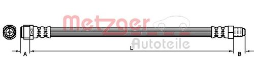 METZGER BREMSSCHLAUCH 4111120 
