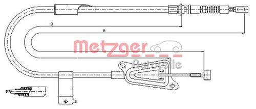 METZGER SEILZUG, FESTSTELLBREMSE 17.0125 