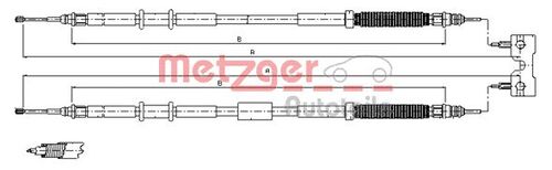 METZGER SEILZUG, FESTSTELLBREMSE 11.5770 