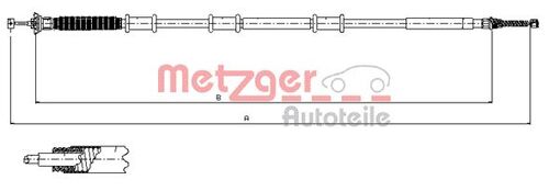 METZGER SEILZUG, FESTSTELLBREMSE 12.0737 
