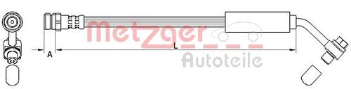 METZGER BREMSSCHLAUCH 4111478 