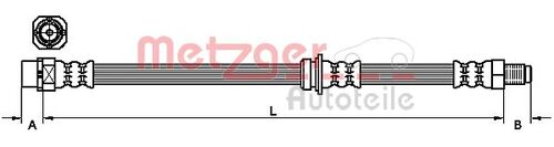 METZGER BREMSSCHLAUCH 4111098 