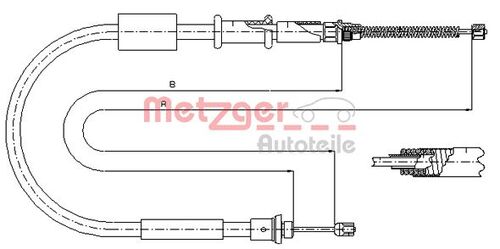 METZGER SEILZUG, FESTSTELLBREMSE 321.6 