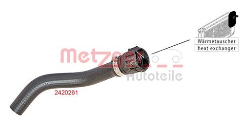 METZGER KÜHLERSCHLAUCH 2420261 