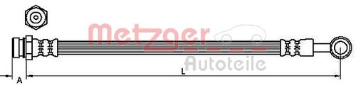METZGER BREMSSCHLAUCH 4110829 