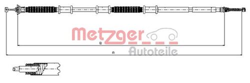 METZGER SEILZUG, FESTSTELLBREMSE 12.0736 