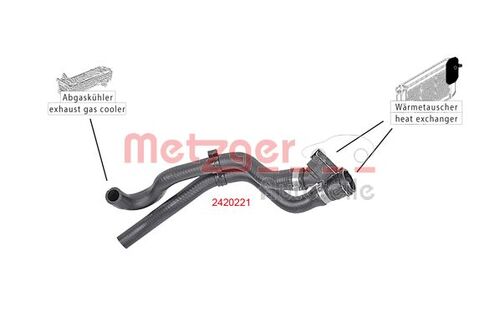 METZGER KÜHLERSCHLAUCH 2420221 