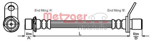 METZGER BREMSSCHLAUCH 4110012 