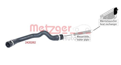 METZGER KÜHLERSCHLAUCH 2420262 