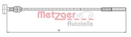 METZGER SEILZUG, FESTSTELLBREMSE 10.8226 