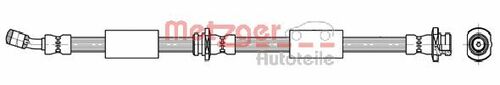 METZGER BREMSSCHLAUCH 4112002 