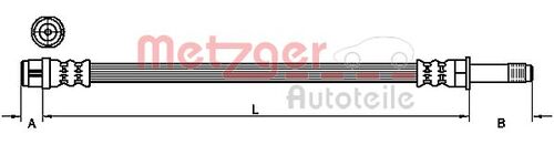 METZGER BREMSSCHLAUCH 4111093 