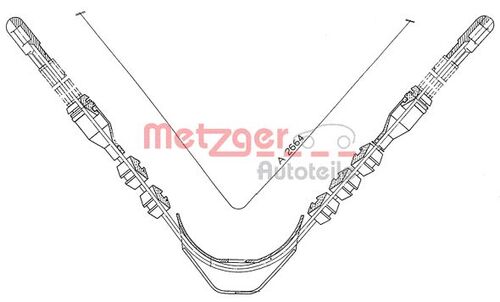 METZGER SEILZUG, FESTSTELLBREMSE 11.573 
