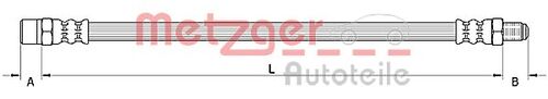 METZGER BREMSSCHLAUCH 4110950 